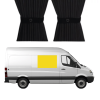 Blackout curtain for front right window - Mercedes Sprinter (From 2006)