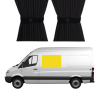 Blackout curtain for front left window - Mercedes Sprinter (From 2006)