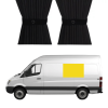 Verdunkelungsvorhang für mittleres linkes Fenster - Mercedes Sprinter (Ab 2006)
