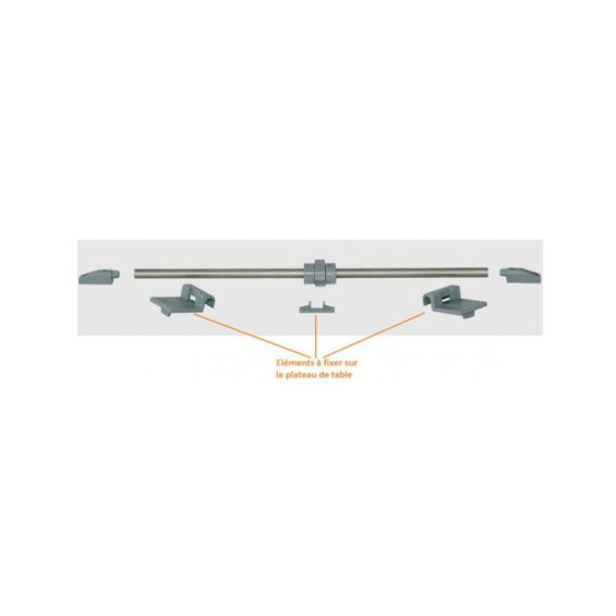 Fixing rail for table top