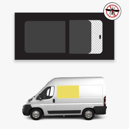 Front left sliding window...