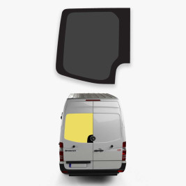 Rear left hinged door...