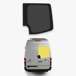 Right-hand rear hinged door...
