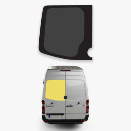 Left-hand rear hinged door...
