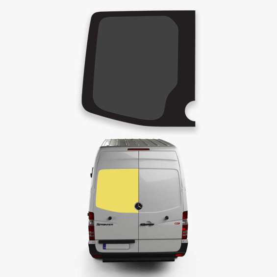 Left-hand rear hinged door...