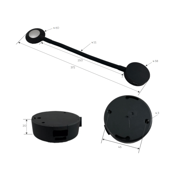Verona USB reading light Haba