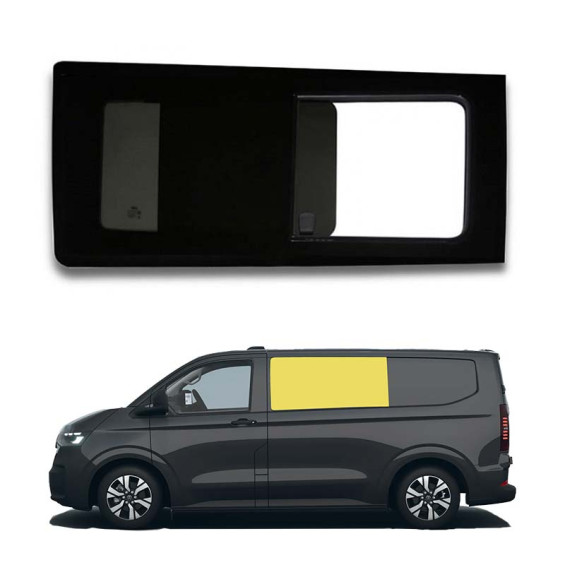 Front left sliding window...