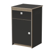 Uno 2 - Grey - Birch - Side view