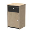 Uno 2 - Birch - Grey - Side view