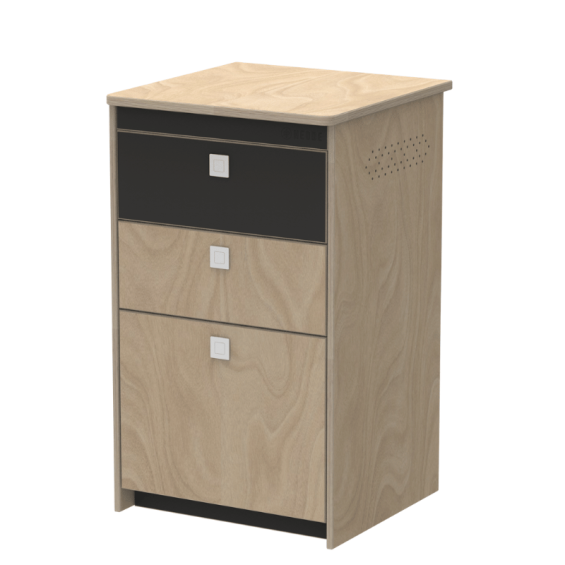 Uno 4 - Birch - Grey - Side