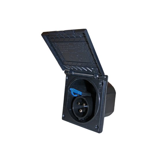 P17 male flush-mount socket...