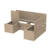 Bed for converted van width 140 cm