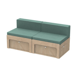 Folding bed for van 130 cm