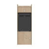 Storage for compressor fridge in converted van