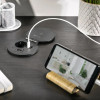 The socket staged on a desk