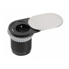 Bloc prise encastrable compact