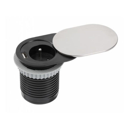 230V flush-mounted socket...