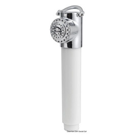 The shower head seen from front