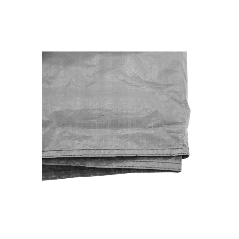 The folded groundsheet