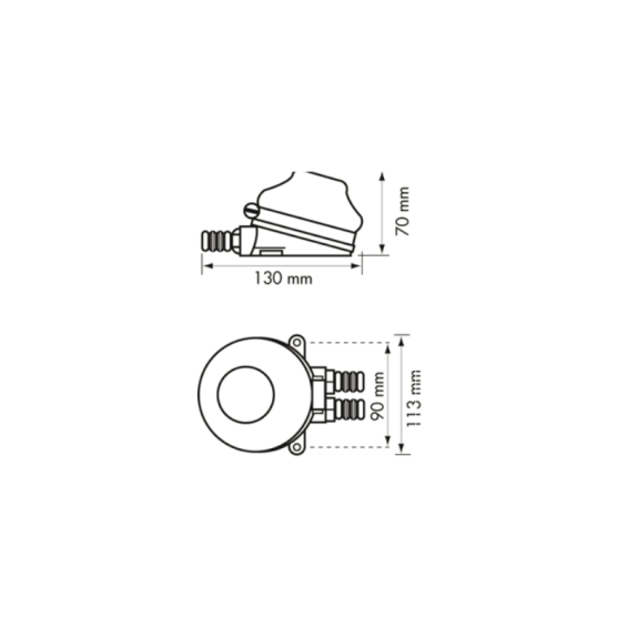 Pompe à pied ø 113 mm - DAMADE