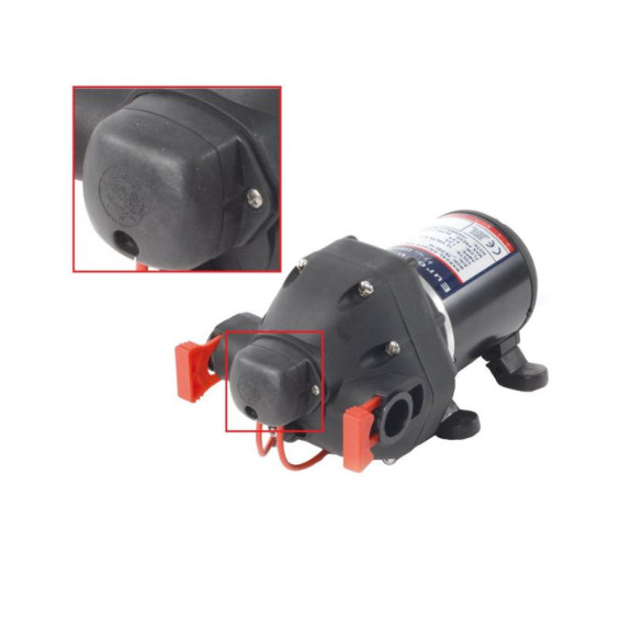Der an der Europump-Pumpe montierte Druckschalter