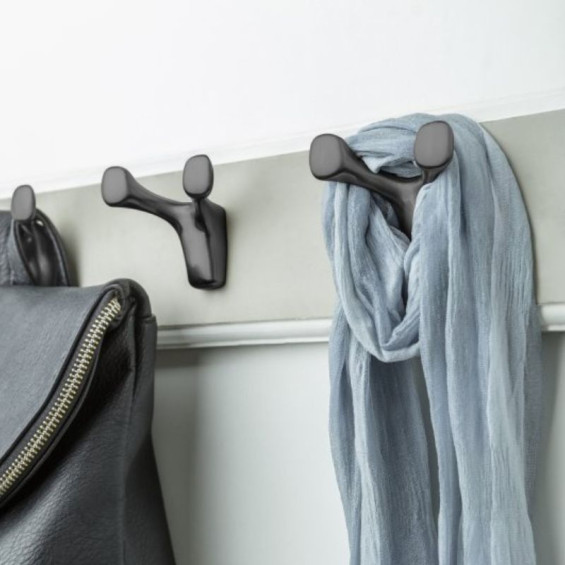 Double or triple wall hook