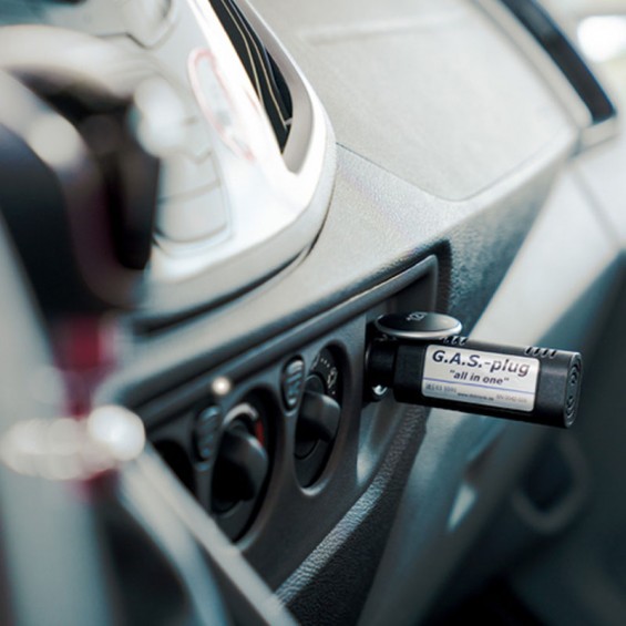 Avisador sonoro gases anestésicos para coche toma mechero