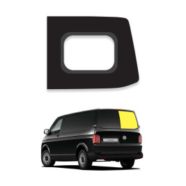 panel de fibra de vidrio puerta batiente derecha Volkswagen Transporter T5 de 2003 a 2015