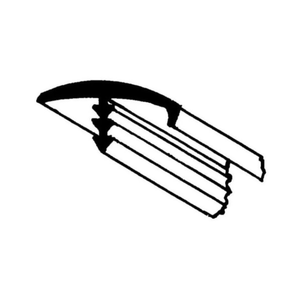 T-finish profile with...