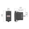 Voltmeter für Schalttafel Carlingswitch
