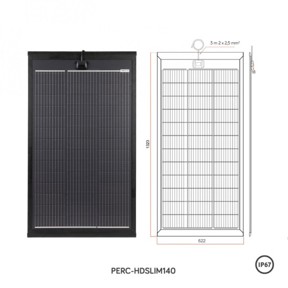 Kleines Solarpanel für Van
