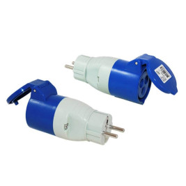 Französischer Stecker zu CEE-Stecker