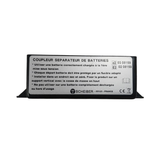 acoplador separador para baterías auxiliares y de motor