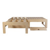Cama banco para furgoneta de 120 cm de ancho