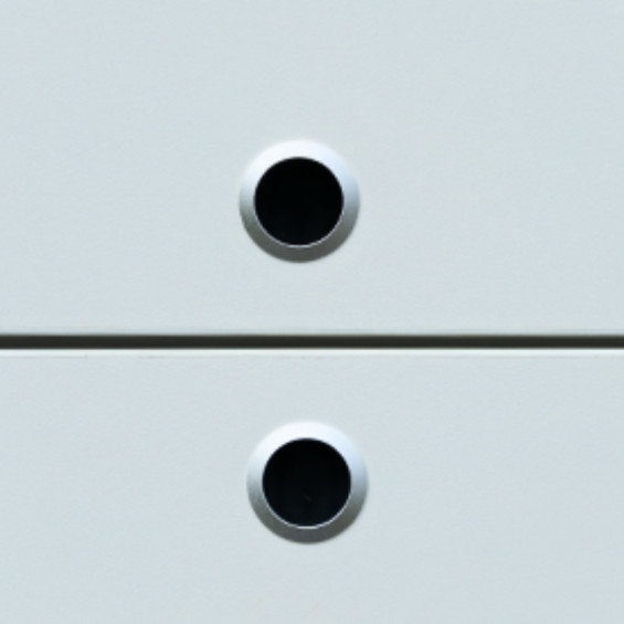Closing system for van furniture