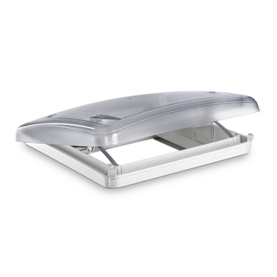 Cúpula acrílica transparente Dometic Mini Heki S-FL para furgoneta y furgón camperizado
