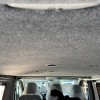 Grey carpet covering for van
