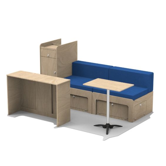 Komplettes Einbau-Kit PALM SPRINGS für Fahrzeug L1| Universal und abnehmbar