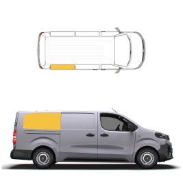 Verdunkelungsvorhang für rechtes Heckfenster - Peugeot Expert / Citroën Jumpy / Opel Vivaro / Toyota Proace (Ab 2016)