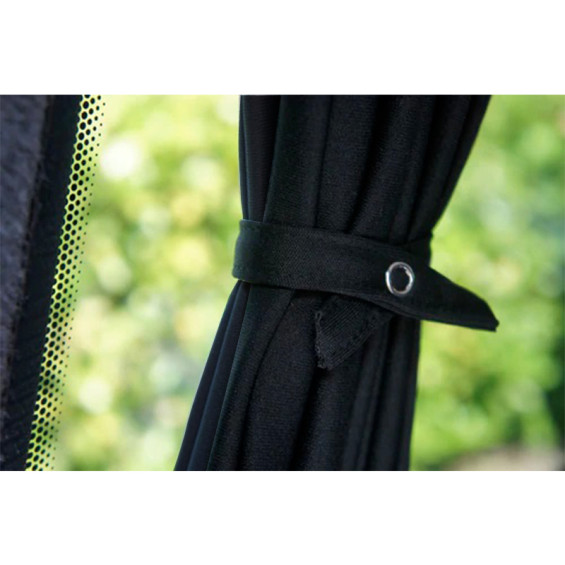 Complete curtain kit, steel rails and screws for VW van conversion