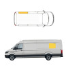 Blackout curtain for left rear window - VW Crafter Long L4H3 and L4H4 (From 2017)