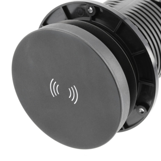 Close-up of the induction part of the socket