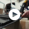 Auftragen des Harmer MB Polymer Klebers