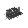 Dimensiones de uno de los soportes de montaje para panel solar Victron