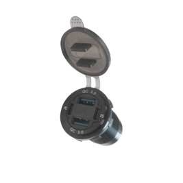 Einbau-USB-C- und USB-A-Anschluss für Van