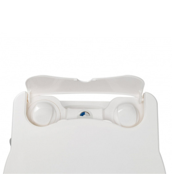 Ergonomischer Brillenring und Deckel der tragbaren Toilette für Komfort wie zu Hause