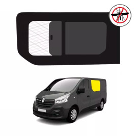 Linkes vorderes Schiebefenster mit integriertem Insektenschutz für Renault Trafic 3 - Ab 2014
