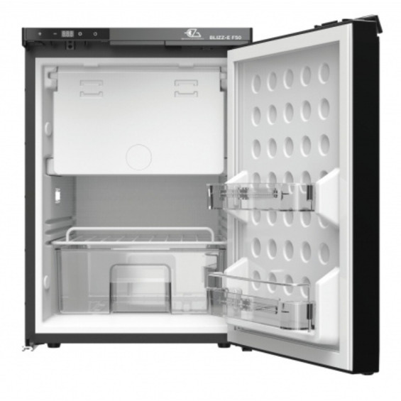Refrigerador para furgoneta 50L puerta abierta