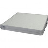 Klappbarer Aluminiumtisch Bayasun für 4 Personen aufgeklappt - Tischplatte 120 x 60 cm
