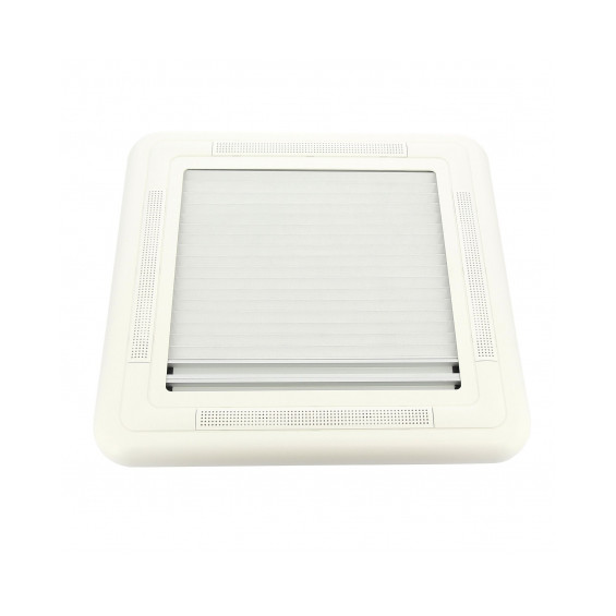 Lanterneau 40x40 Climatherm Pro Conversion Van - Innenansicht mit Verdunkelungsrollo